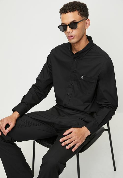 Pringle of Scotland - Jacob Ls Classic Stretch Shirt - Black