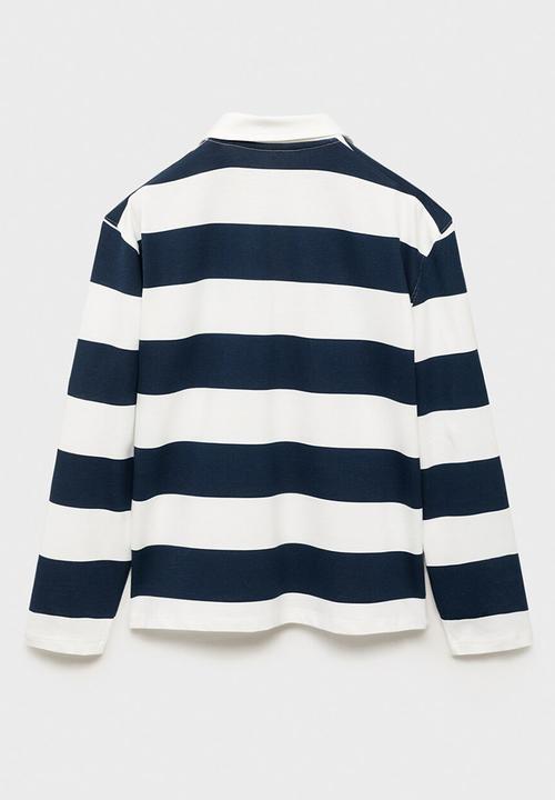 MANGO - Poloshirt polost - navy