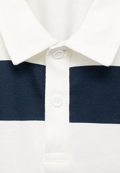 MANGO - Poloshirt polost - navy