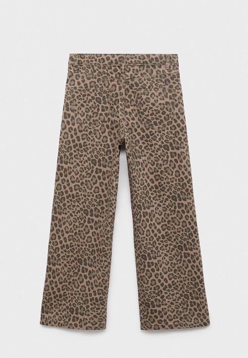 MANGO - Jeans LEOPARD - Brown