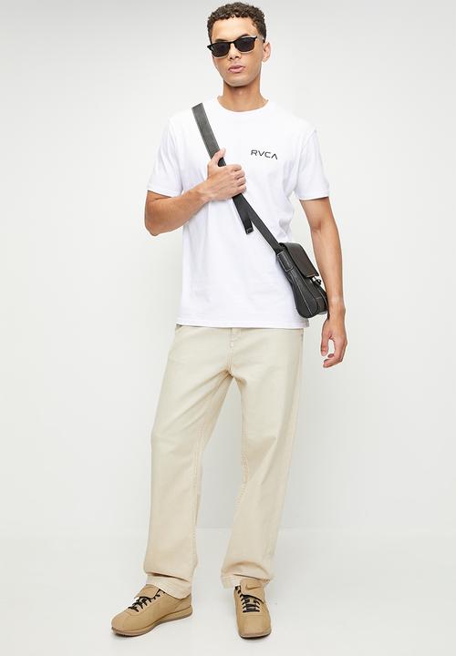 RVCA - Small Rvca Essentials Ss - White & Black Logo
