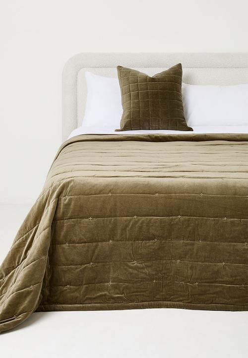 Sixth Floor - Velvet Scatter Cover - Taupe