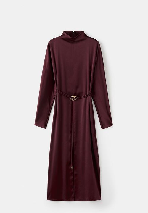 MANGO - Dress susi2 - dark red