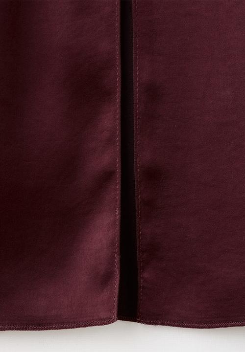 MANGO - Dress susi2 - dark red
