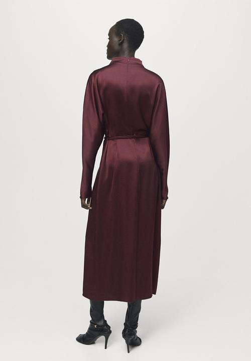 MANGO - Dress susi2 - dark red
