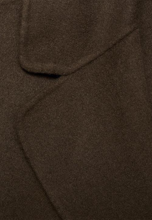 MANGO - Plus coat batin - khaki
