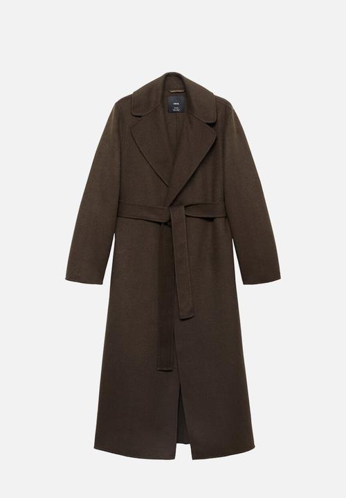 MANGO - Plus coat batin - khaki