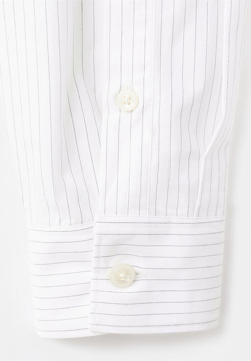 MANGO - Shirt STRIPES - White