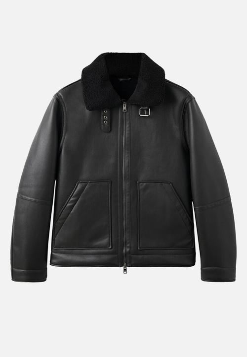 MANGO - Jacket ETHAN - black