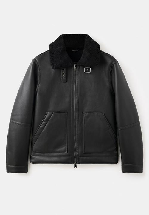 MANGO - Jacket ETHAN - black
