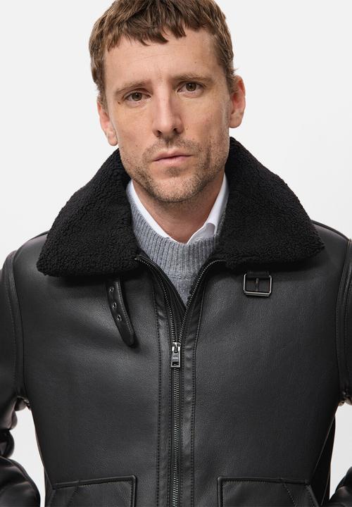 MANGO - Jacket ETHAN - black