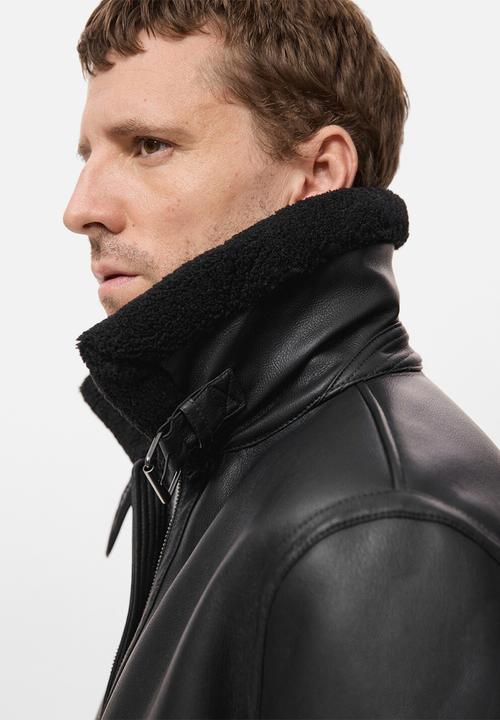 MANGO - Jacket ETHAN - black