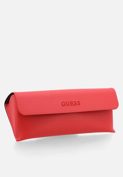 GUESS - Cat Eye Shape Sunglasses 55mm - Dark Havana