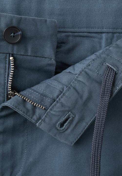 MANGO - Trousers Prato - Medium Blue