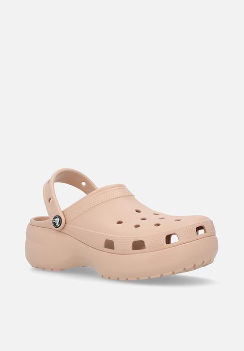 Crocs - Classic sic platform clogw-pink caramel