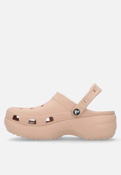 Crocs - Classic sic platform clogw-pink caramel