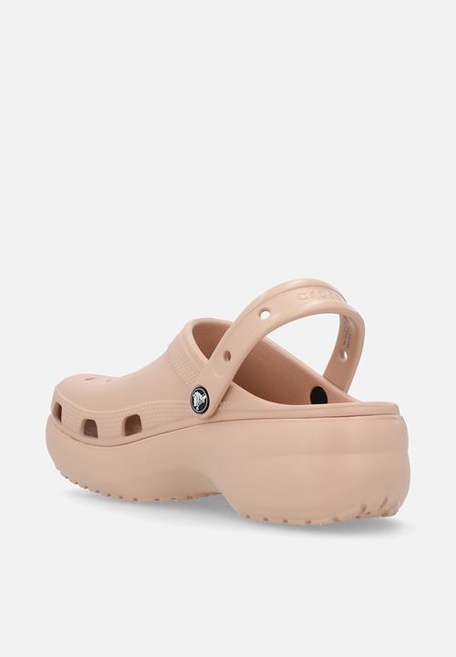 Crocs - Classic sic platform clogw-pink caramel