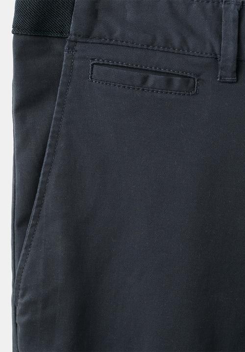 MANGO - Trousers Prato - Navy
