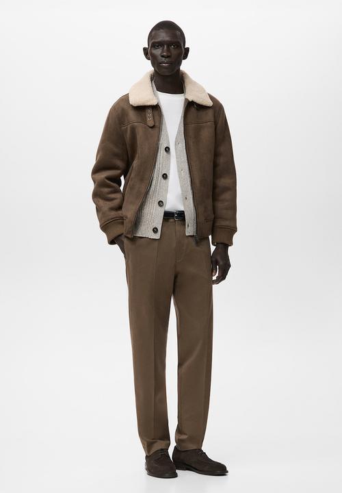 MANGO - Jacket Jay - Camel
