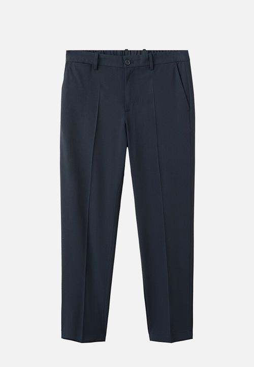 MANGO - Trousers Bologna - Navy
