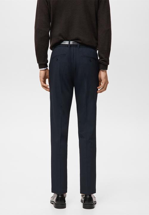 MANGO - Trousers Bologna - Navy