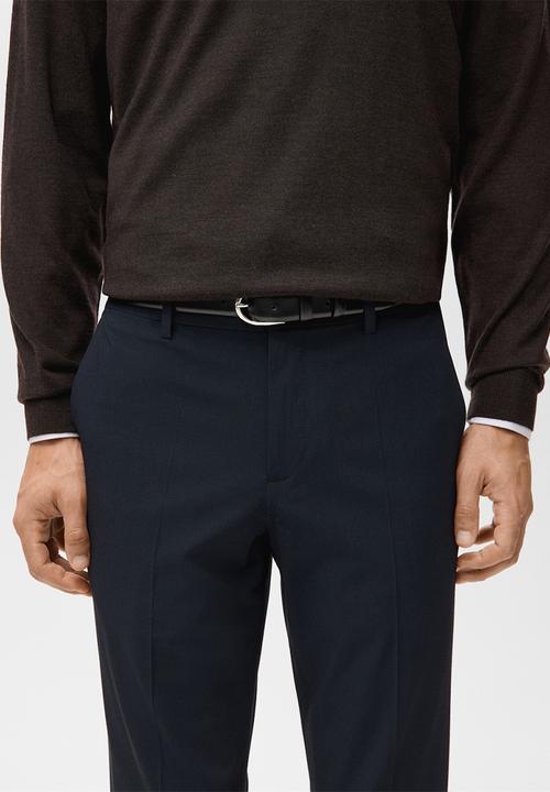 MANGO - Trousers Bologna - Navy