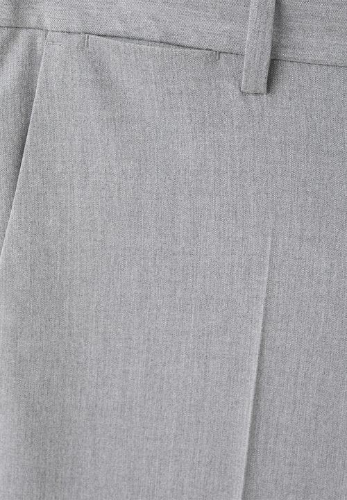 MANGO - Trousers Bologna - Light Grey Denim