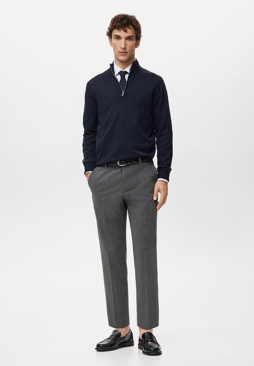 MANGO - Trousers Bologna - Grey
