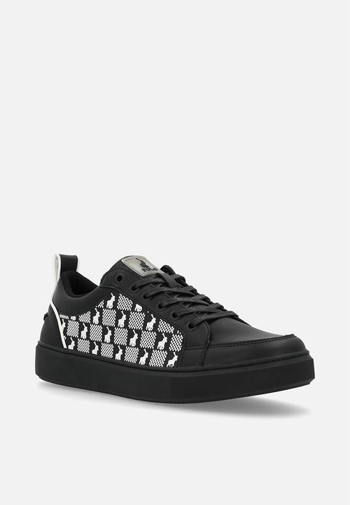 POLO - Block monogram sneaker  - black