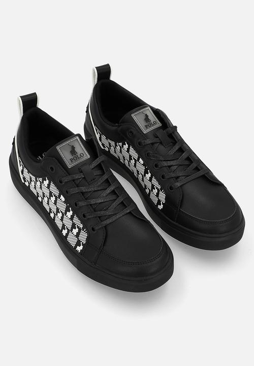 POLO - Block monogram sneaker  - black