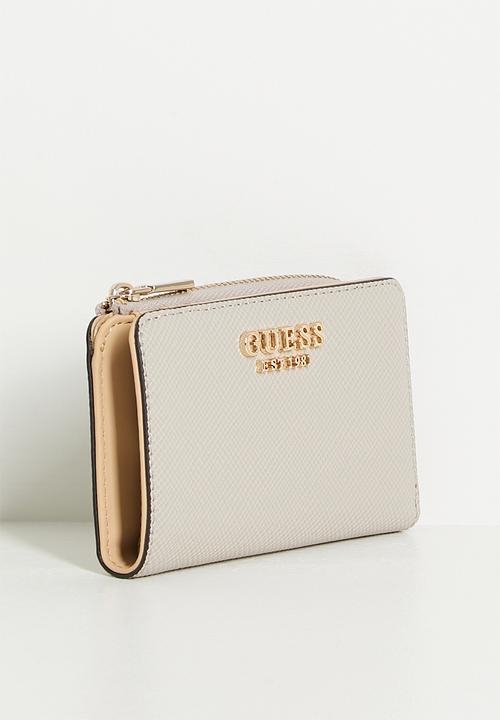 GUESS - Laurel ii sling zip card case- taupe