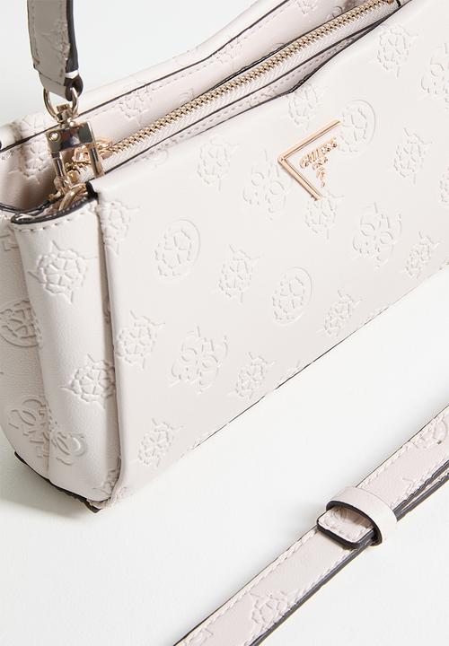 GUESS - Tisha crossbody bag-cream