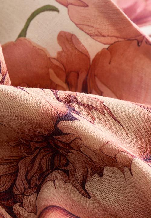 H&M - Patterned cushion cover - pink,multi