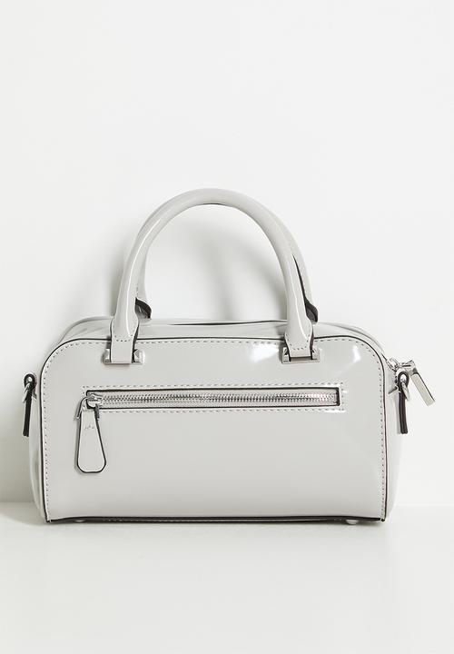 GUESS - Arnela mini satchel bag - light taupe