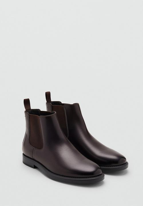 MANGO - London ankle boots - brown