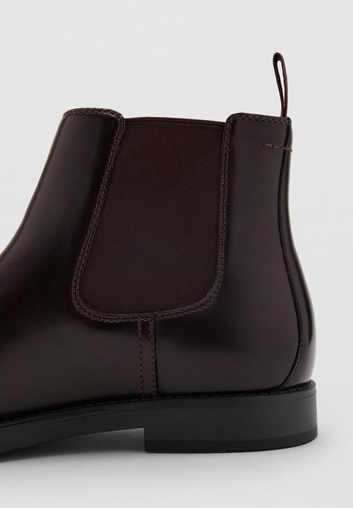 MANGO - London ankle boots - brown