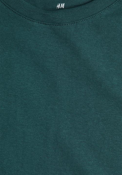 H&M - 3-pack t-shirts -  turquoise/grey marl 