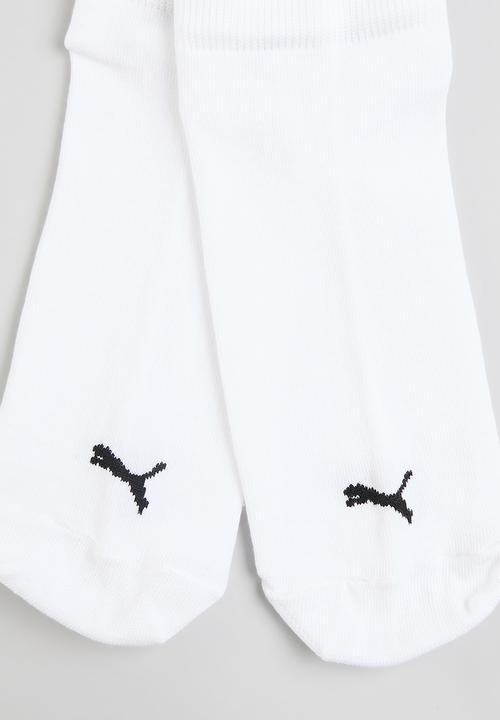 PUMA - Ladies Low Cut Sock - White & Black