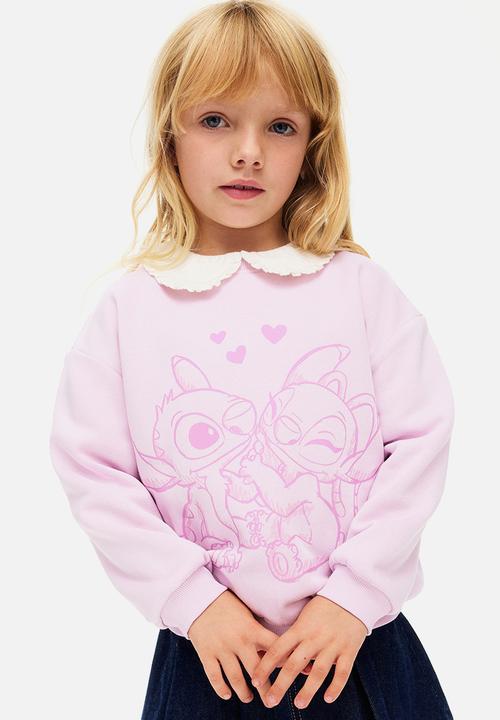 H&M - Printed sweatshirt - light purple & pink