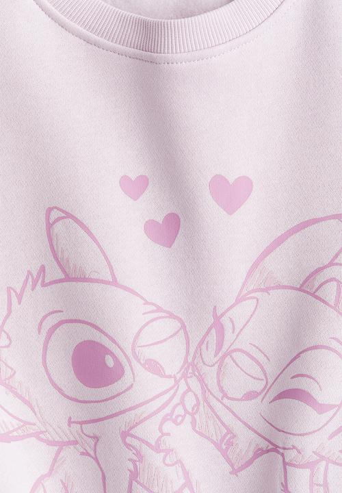 H&M - Printed sweatshirt - light purple & pink