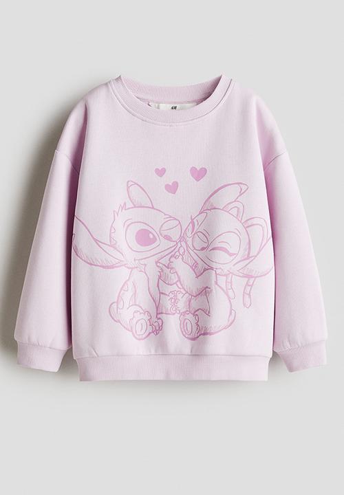 H&M - Printed sweatshirt - light purple & pink