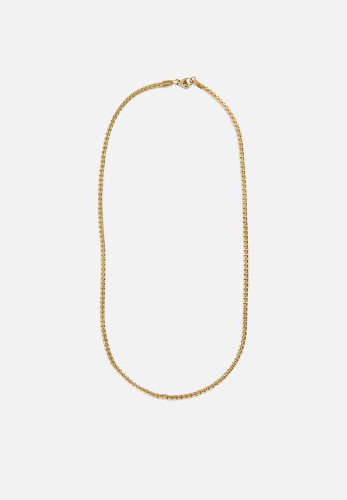 Zoe on Trend - Soft Venetian Link Necklace - Gold