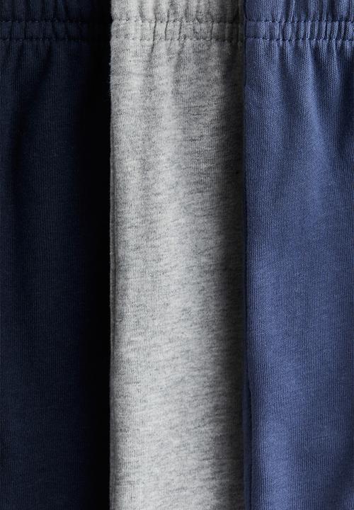 H&M - 3 pack cotton shorts - multi