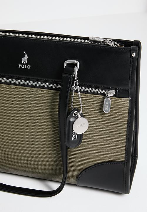 POLO - Clifton tote bag - black & olive