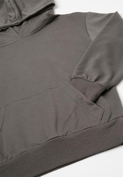 Pop Candy - Hoodie & shorts set - grey