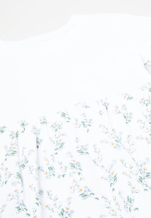 Pop Candy - Dress & legging set - white/floral
