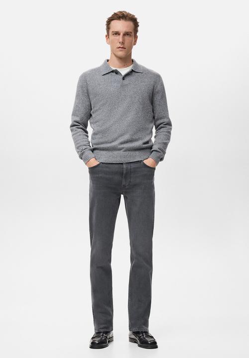 MANGO - Jeans Patrick - Open Gray