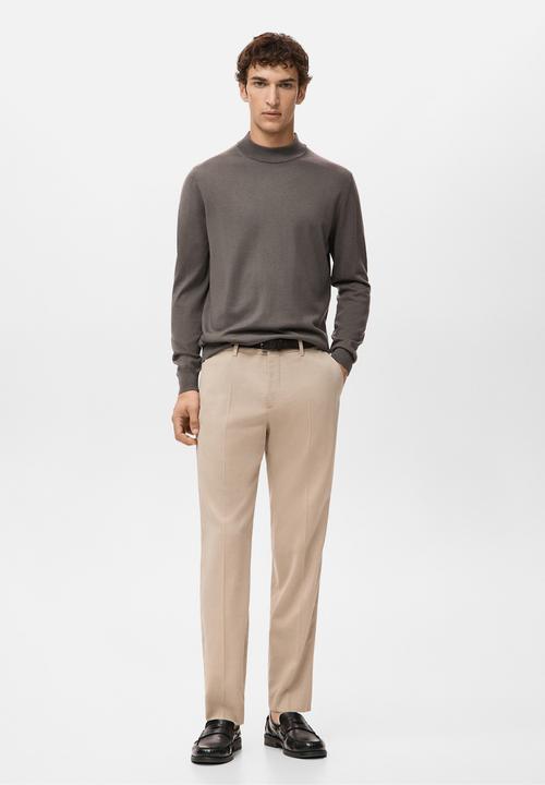 MANGO - Sweater Willym - Ligth-Brown