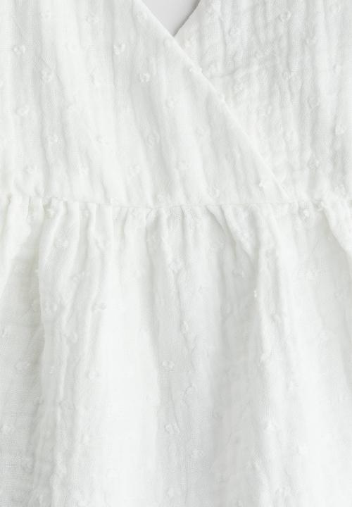 H&M - V-neck strappy top - white