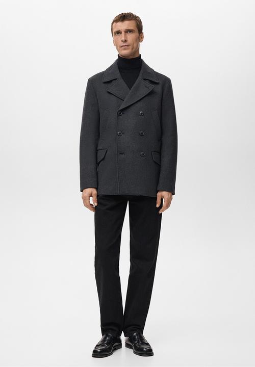 MANGO - Coat Steve - Medium Gray